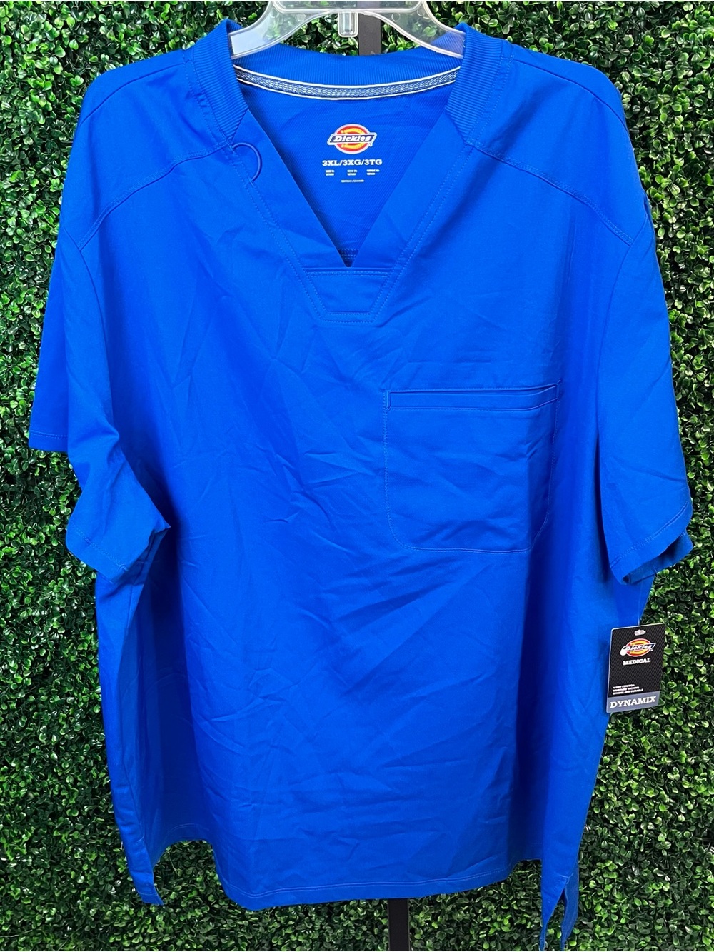 NWT Dickies Mens Royal Blue Scrub Top Size 2XL